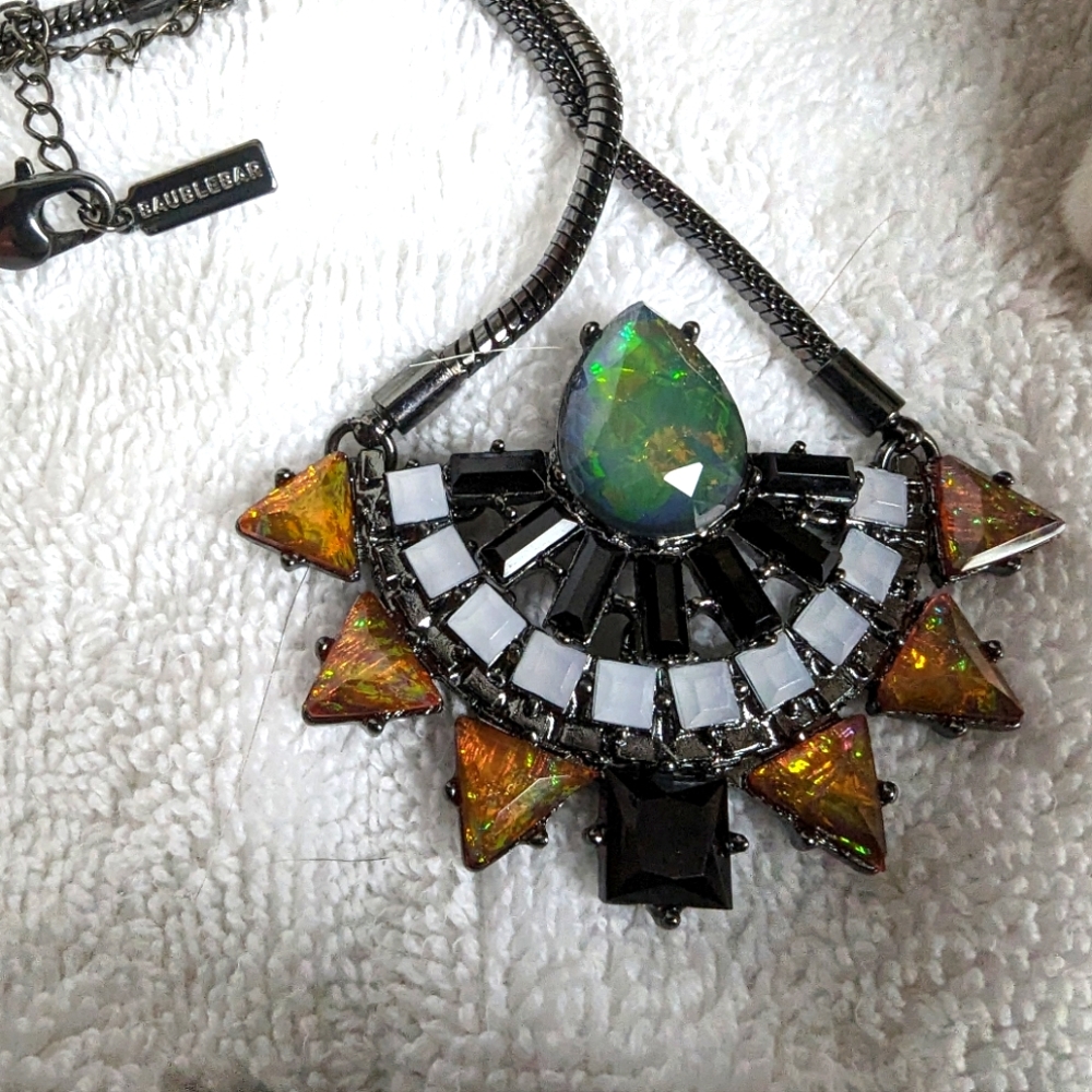 BaubleBar Andean Opal Amulet Necklace